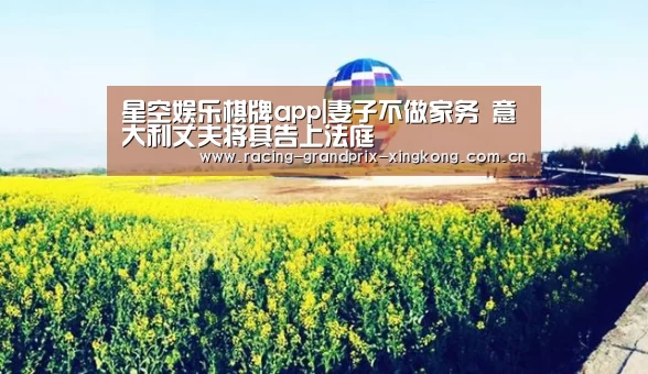 星空娱乐棋牌app|妻子不做家务 意大利丈夫将其告上法庭(图3) 星空娱乐官方网站